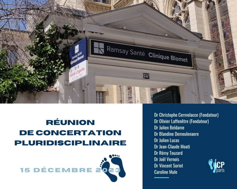 Réunion de concertation pluridisciplinaire à l'ICP Paris 